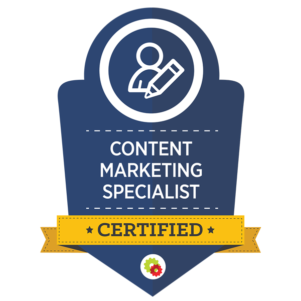 Content marketing specialist certified